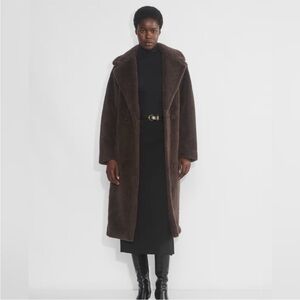 Babaton Brown Teddy Jacket